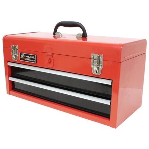 Homak Tool Box, Red, 20 in W HO297205